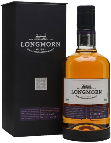 Single Malt Scotch Whisky Longmorn Distiller’s Choice étui non-âgé 70 cl.