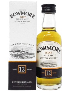 Single Malt Scotch Whisky Bowmore 12 ans Mini 5 cl.