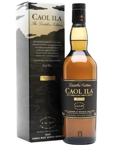 Single Malt Whisky Caol Ila Distillers Edition 2008 70 cl.