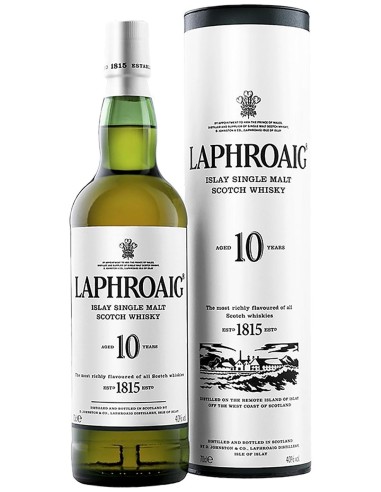 Single Malt Scotch Whisky Laphroaig 10 ans 70 cl.