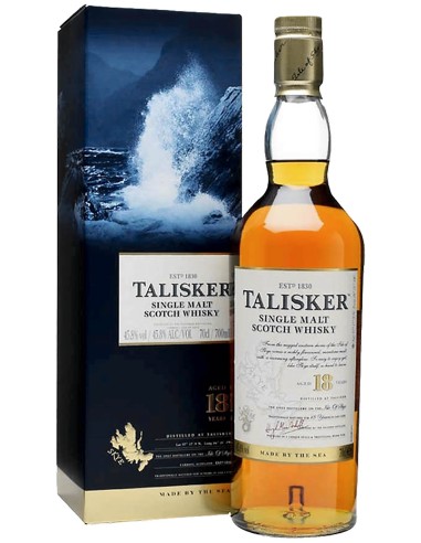 Single Malt Scotch Whisky Talisker 18 ans 70 cl.