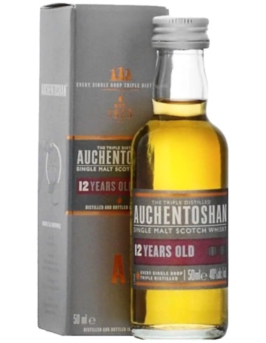 Single Malt Scotch Whisky Auchentoshan Glas 12 ans Mini 5 cl.