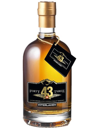 Swiss Whisky Rugen Distillary Fourty Three 50 cl.