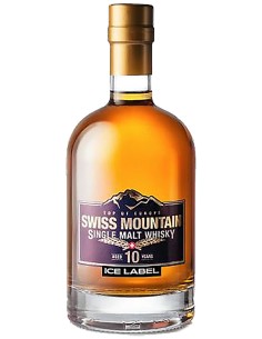 Swiss Whisky Rugen Distillary Ice label 50 cl.