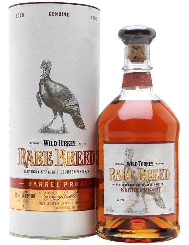Straight Bourbon Whiskey Wild Turkey Rare Breed 70 cl.