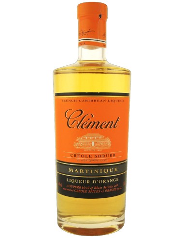 Liqueur Clément Créole Shrubb Orange "Gamme Bar" 70 cl.