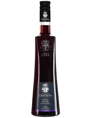 Liqueur Joseph Cartron Crème de Mûres des Roncières 50 cl.