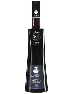 Liqueur Joseph Cartron Crème de Myrtilles de Montagne 50 cl.