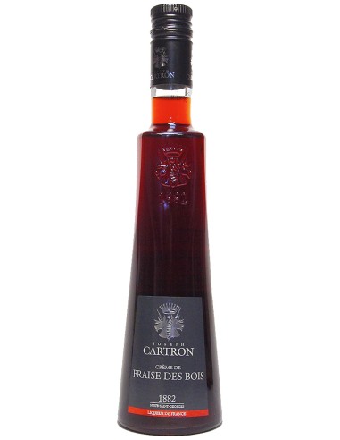 Liqueur Joseph Cartron Crème de Fraise des Bois 50 cl.