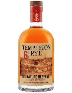 Bourbon Whiskey Templeton Rye 6 ans 70 cl.