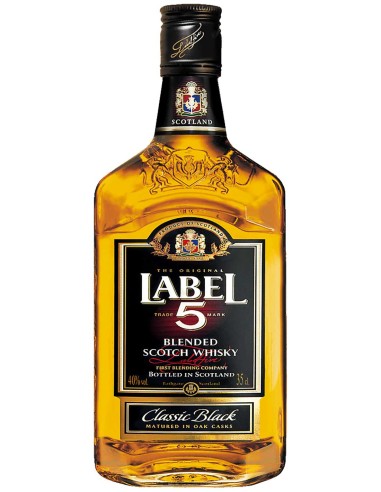 Blended Scotch Whisky Label 5 35 cl.