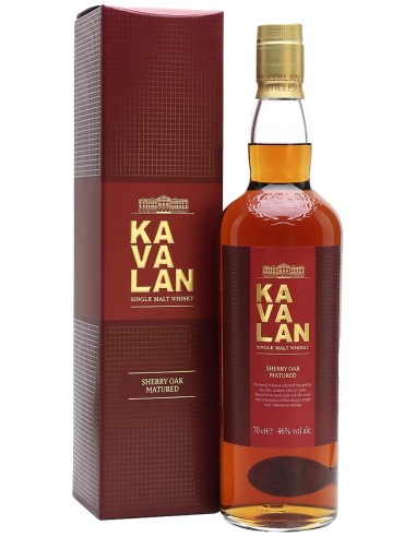 Single Malt Whisky Kavalan Sherry Oak 70 cl.