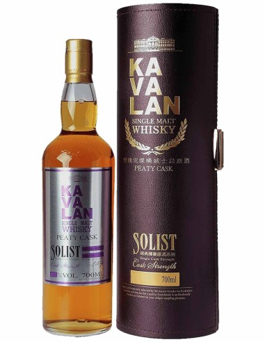 Single Malt Whisky Kavalan Solist Peaty Cask 70 cl