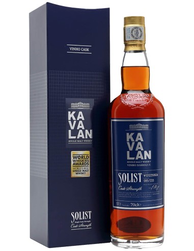 Single Malt Whisky Kavalan Solist Vinho Barrique 70 cl.