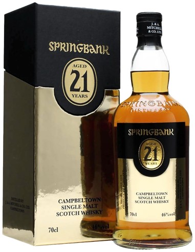 Single Malt Scotch Whisky Springbank 21 ans New Edition 70 cl.