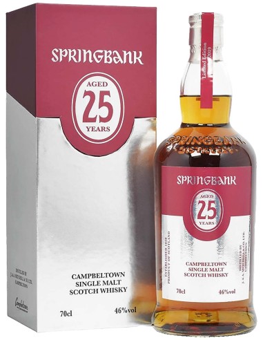 Single Malt Scotch Whisky Springbank 25 ans 70 cl.
