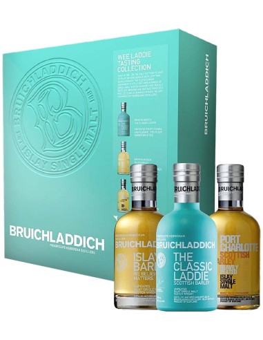 Single Malt Scotch Whisky Bruichladdich Wee Laddie (Set à 3) 3x20 cl.