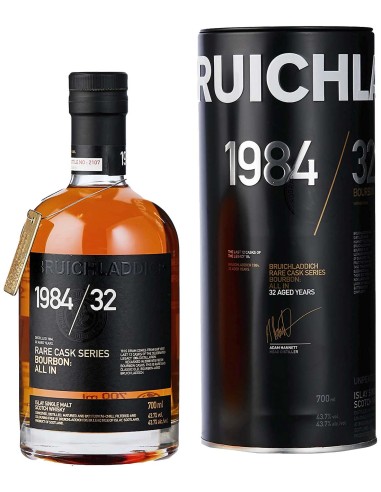 Single Malt Scotch Whisky Bruichladdich 1984 32 ans 70 cl.