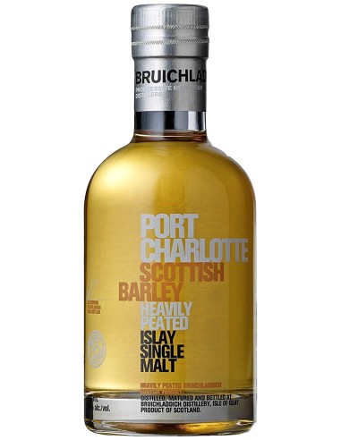 Single Malt Scotch Whisky Port Charlotte Scottish Barley 20 cl.
