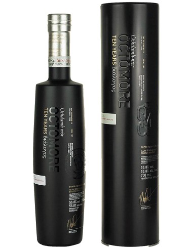 Single Malt Scotch Whisky Bruichladdich Octomore 10 70 cl.
