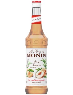 Sirop Monin - Pêche Blanche 70 cl.