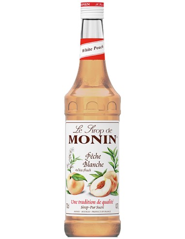 Sirop Monin - Pêche Blanche 70 cl.