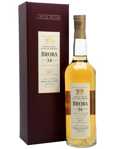 Single Malt Scotch Whisky Brora 34 ans Special Releases 2017 70 cl.
