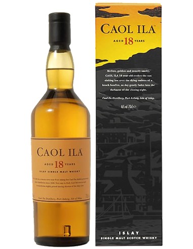 Single Malt Scotch Whisky Caol Ila 18 ans 70 cl.