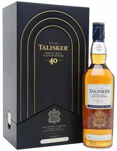 Single Malt Scotch Whisky Talisker 40 ans 70 cl.