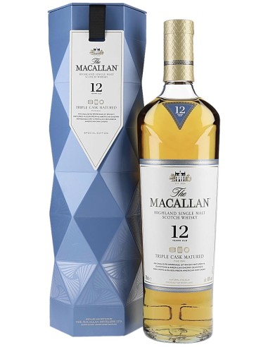 Single Malt Scotch Whisky Macallan Triple Cask Matured 12 ans 70 cl.