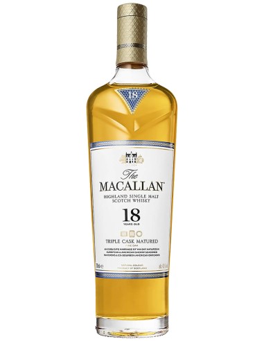 Single Malt Scotch Whisky Macallan Triple Cask Matured 18 ans 70 cl.