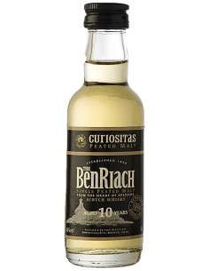 Single Malt Scotch Whisky BenRiach Curiositas Peated 10 ans Mini 5 cl.