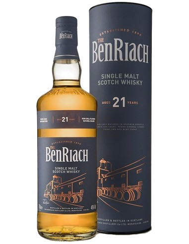 Single Malt Scotch Whisky BenRiach 21 ans 70 cl.
