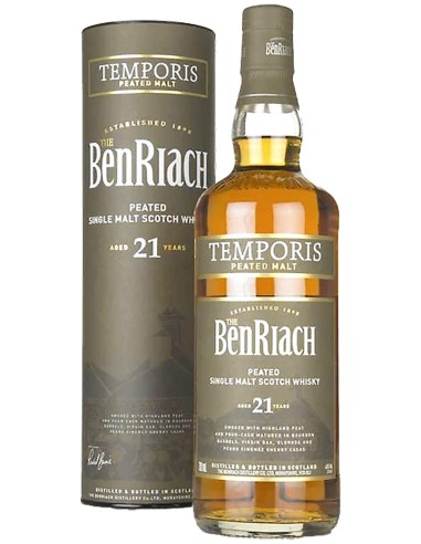Single Malt Scotch Whisky BenRiach Temporis Peated 21 ans 70 cl.