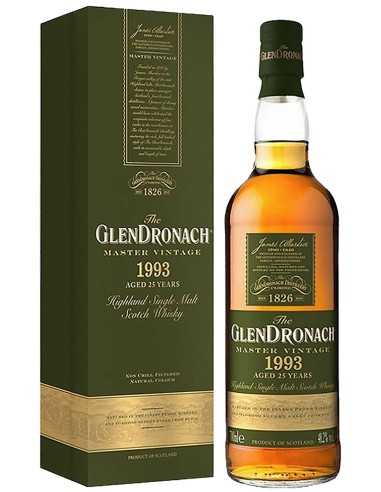 Single Malt Scotch Whisky GlenDronach Master Vintage 25 ans 1993 70 cl.