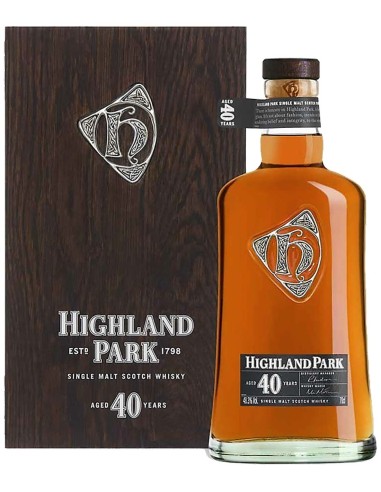 Single Malt Scotch Whisky Highland Park 40 ans 70 cl.