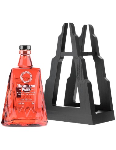 Single Malt Scotch Whisky Highland Park Fire Edition Giants Collection 15 ans 70 cl.