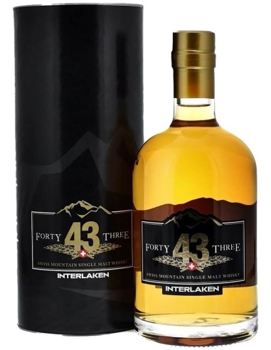 Single Malt Whisky Swiss Mountain Forty Three 50 cl.