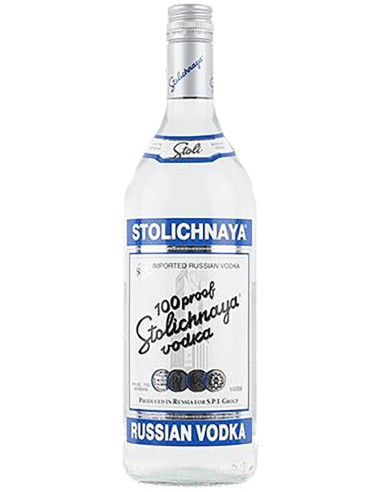 Vodka Stolichnaya Stoli 100 Proof 75 cl.