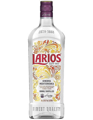 Gin Larios 37.5 % 70 cl.