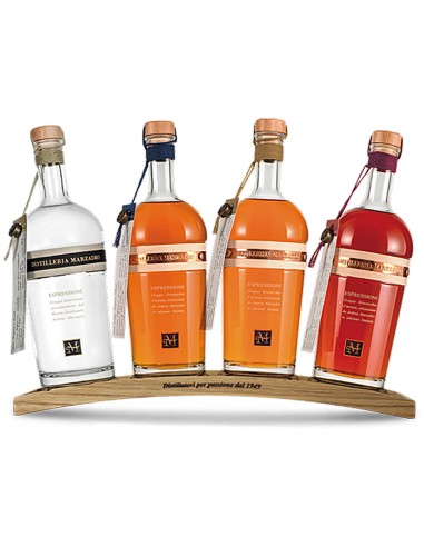 Grappa Marzadro Espressioni Kit 360 cl.