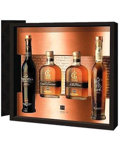 Grappa Marzadro Piramide Set Allegra 80 cl.