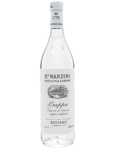 Grappa Nardini Bianca 50 % 70 cl.