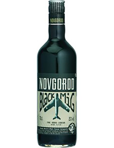 Vodka Novgorod Black Mig Cubi Liqueur 1000 cl.