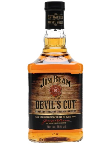 Straight Bourbon Whiskey Jim Beam Devil's Cut 70 cl.