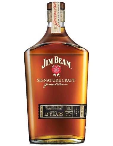 Straight Bourbon Whiskey Jim Beam Signature Craft 12 ans 70 cl.