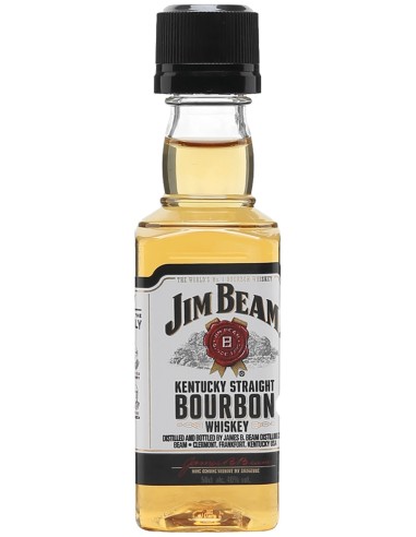 Straight Bourbon Whiskey Jim Beam White Label Mini 5 cl.