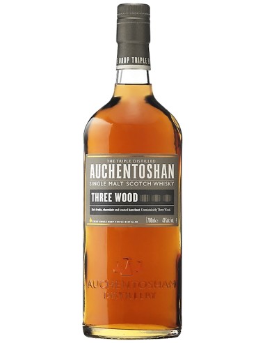 Single Malt Scotch Whisky Auchentoshan Three Wood non-âgé 70 cl.