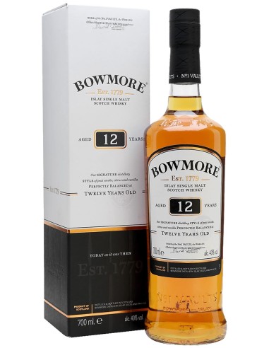 Single Malt Scotch Whisky Bowmore 12 ans 70 cl.