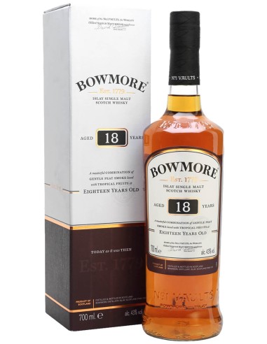 Single Malt Scotch Whisky Bowmore 18 ans 70 cl.